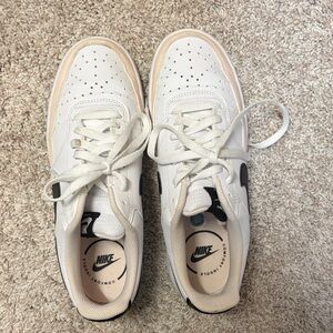 Nike White and Black Athletic Shoes